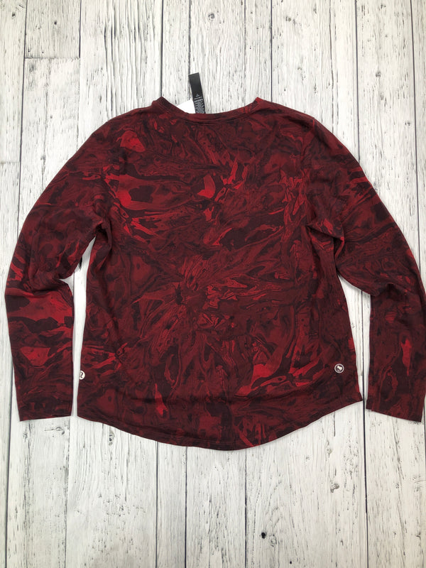 lululemon red athletic long sleeve - Hers M/8