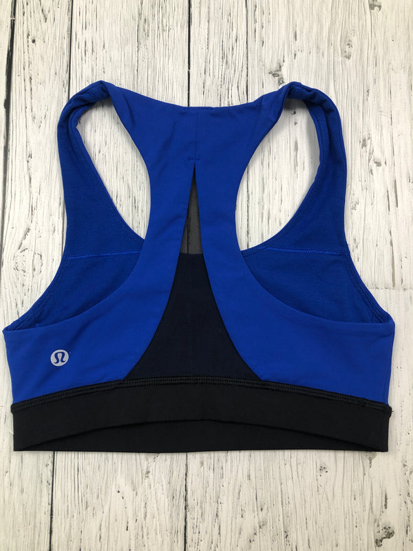 lululemon blue black sports bra - Hers XS/2