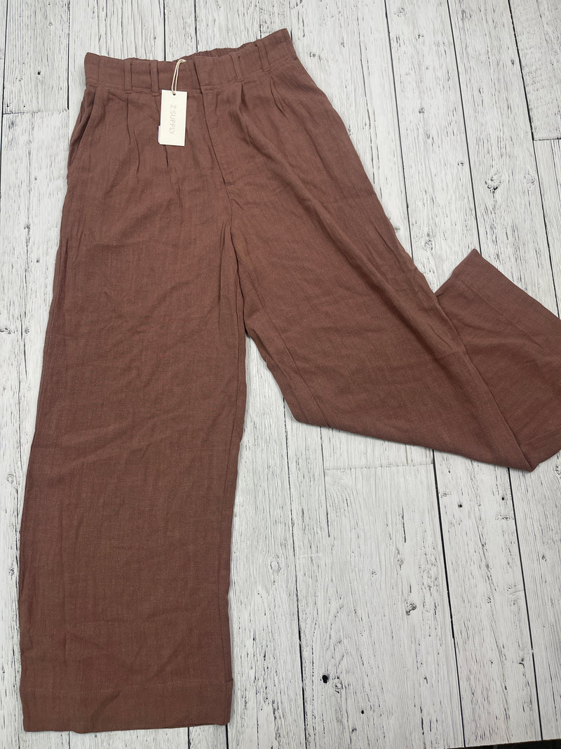 Z Supply brown wide legged pants - Hers S