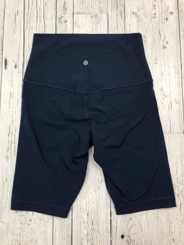 lululemon navy biker shorts - Hers M/8