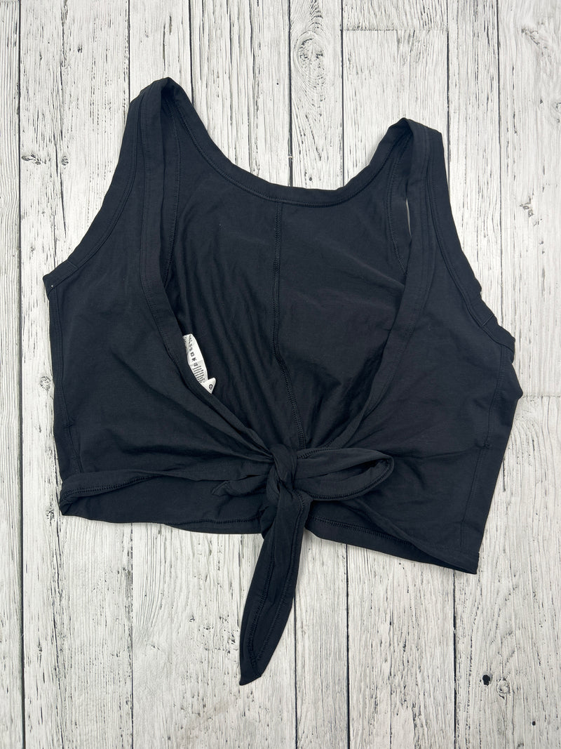 lululemon black crop tank top - Hers 4