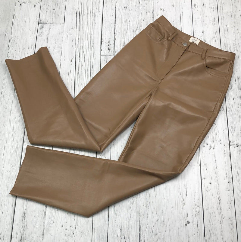 Wilfred Aritzia brown leather pants - Hers S/4