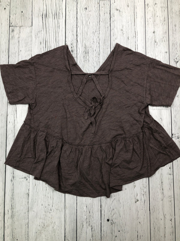 American Eagle brown shirt - Hers L