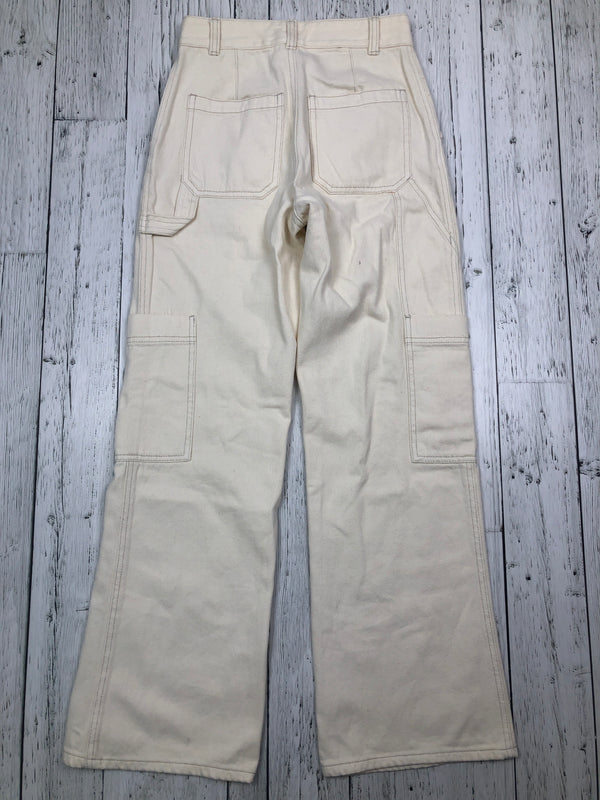 H&M white wide legged jeans - Hers XS/2