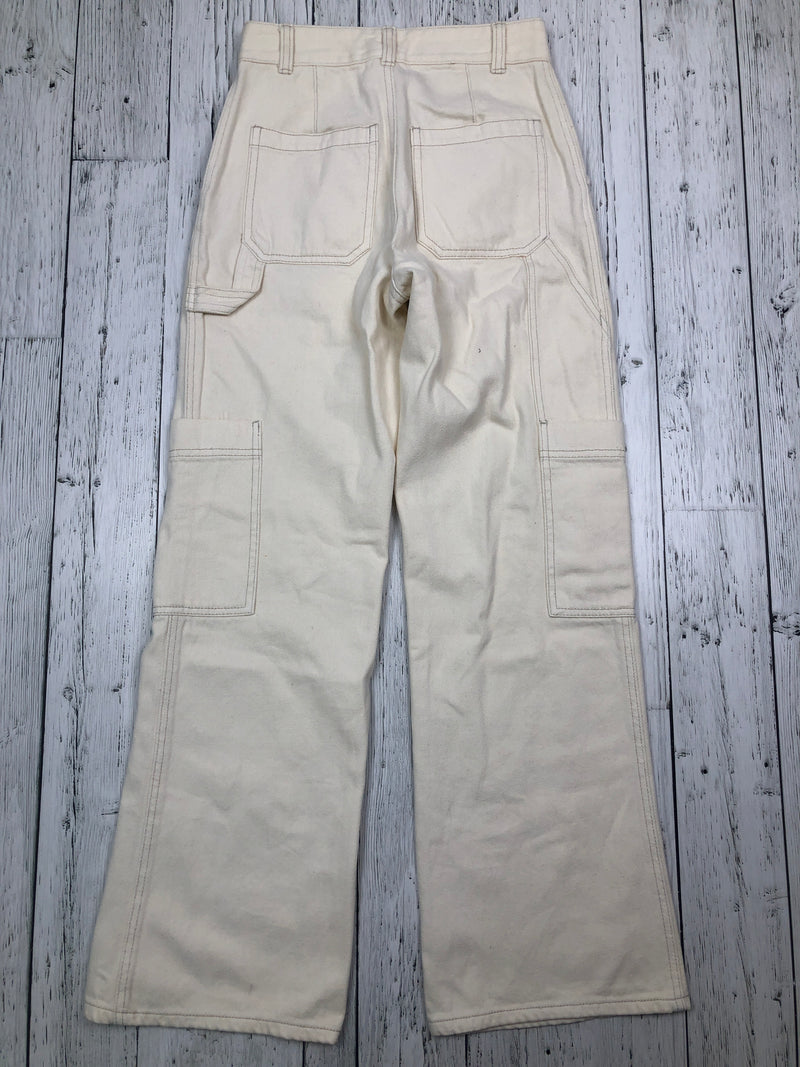 H&M white wide legged jeans - Hers XS/2