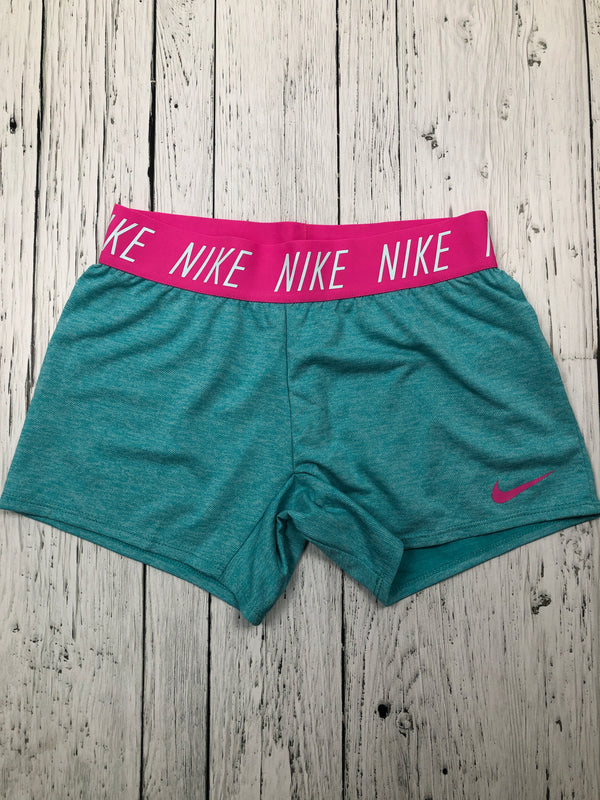 Blue Nike shorts - Girl 12/13