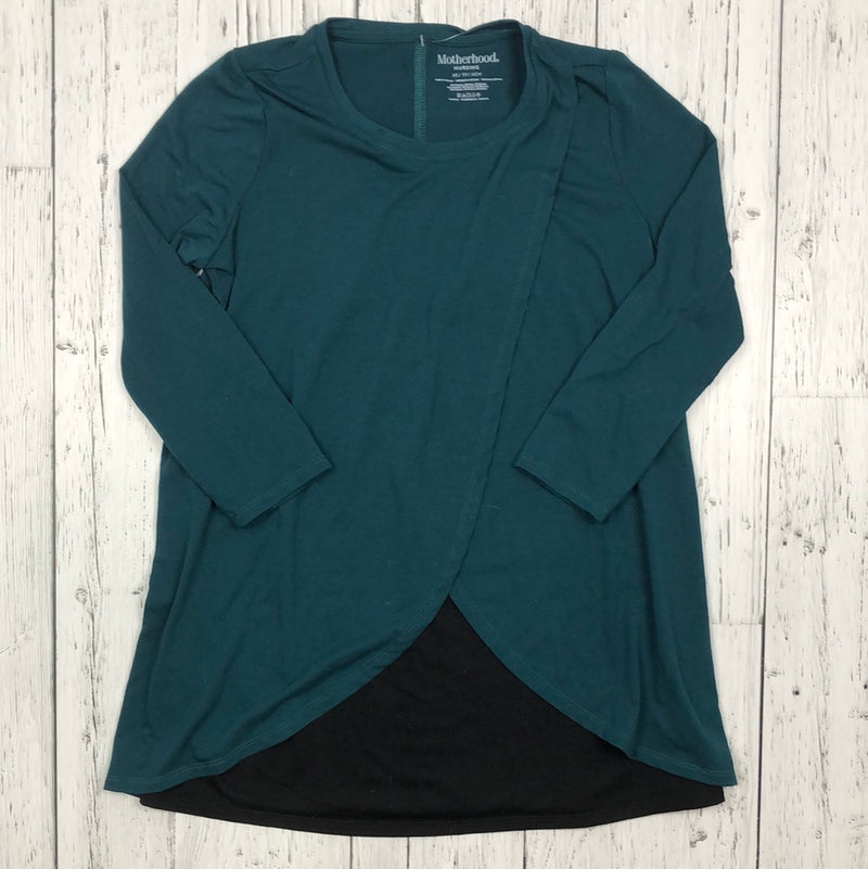 Motherhood green black shirt - Ladies XS