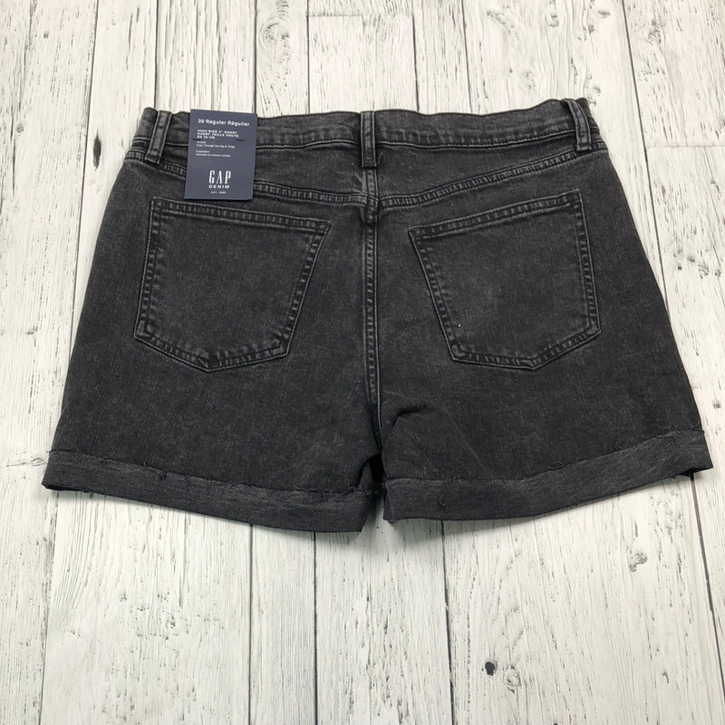 Gap black denim shorts - Hers M/10