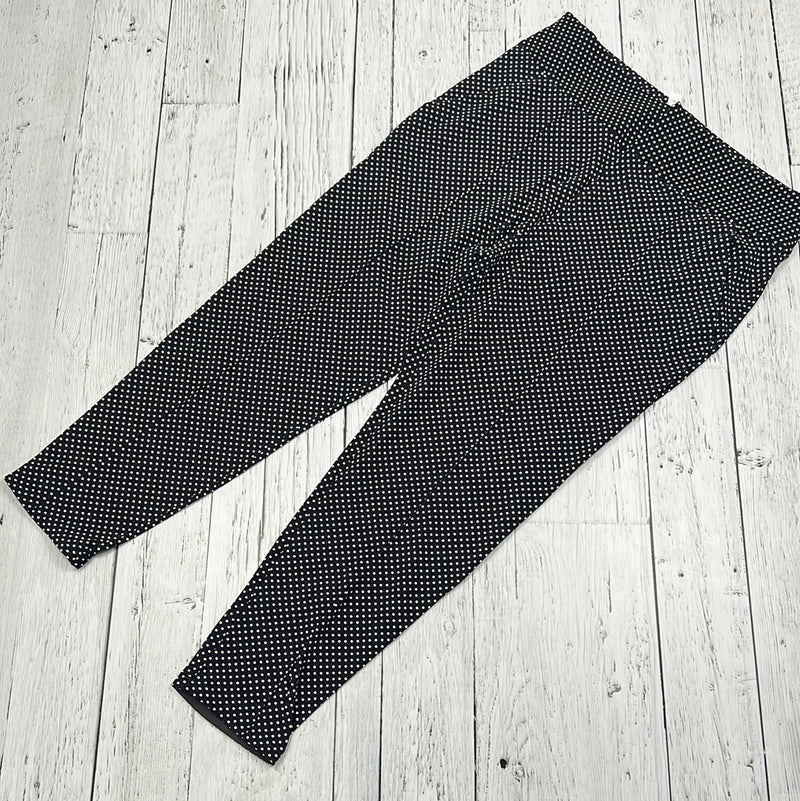 lululemon black white poka dot pants - Hers M/10