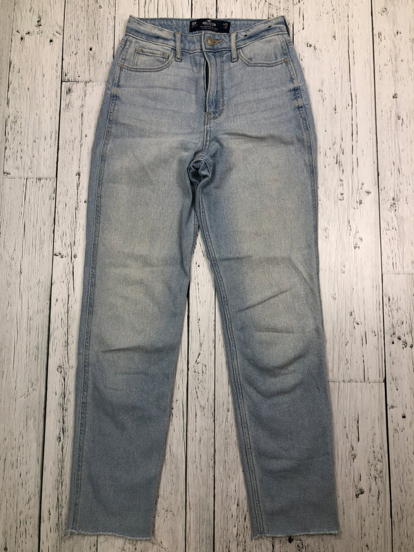 Hollister ultra high rise mom blue jean - XXS/23x27