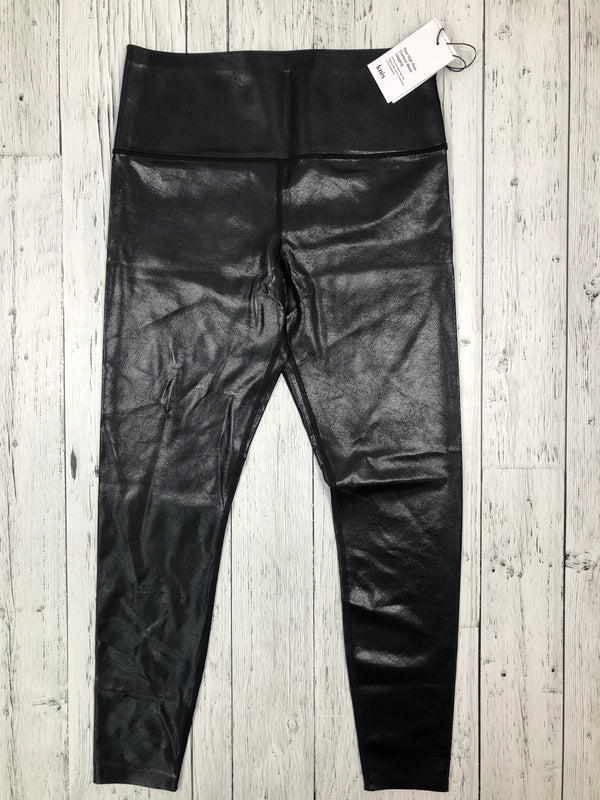 Knix black leather leggings - Hers L