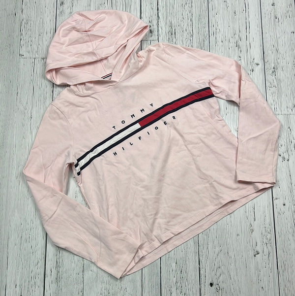 Tommy Hilfiger pink graphic hooded shirt - Hers S