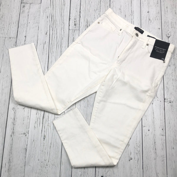 Banana Republic white jeans - Hers M/29