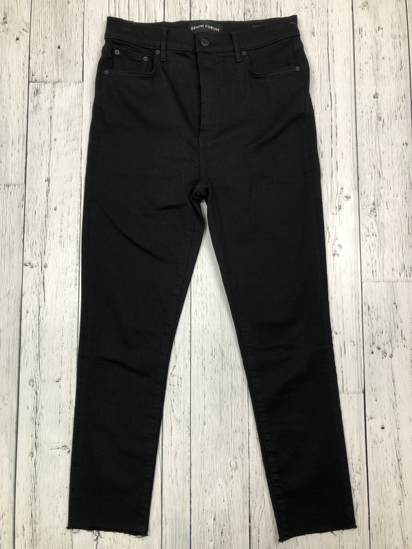 Denim Forum high rise skinny black jeans - Hers M/29