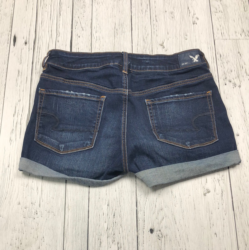 American Eagle blue denim shorts - Hers L/10