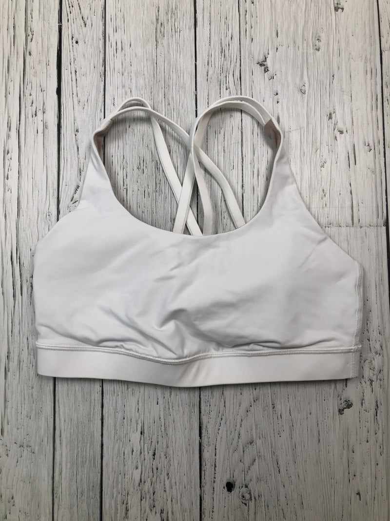 lululemon white sports bra - Hers M/8