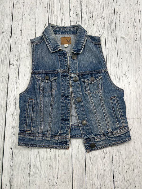 American Eagle denim vest - Hers XS