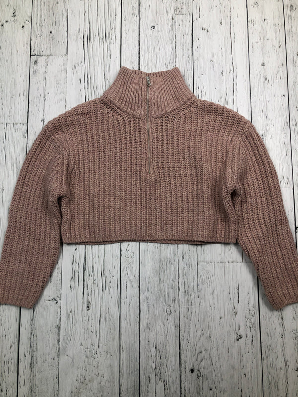 Garage pink knitted sweater - Hers S