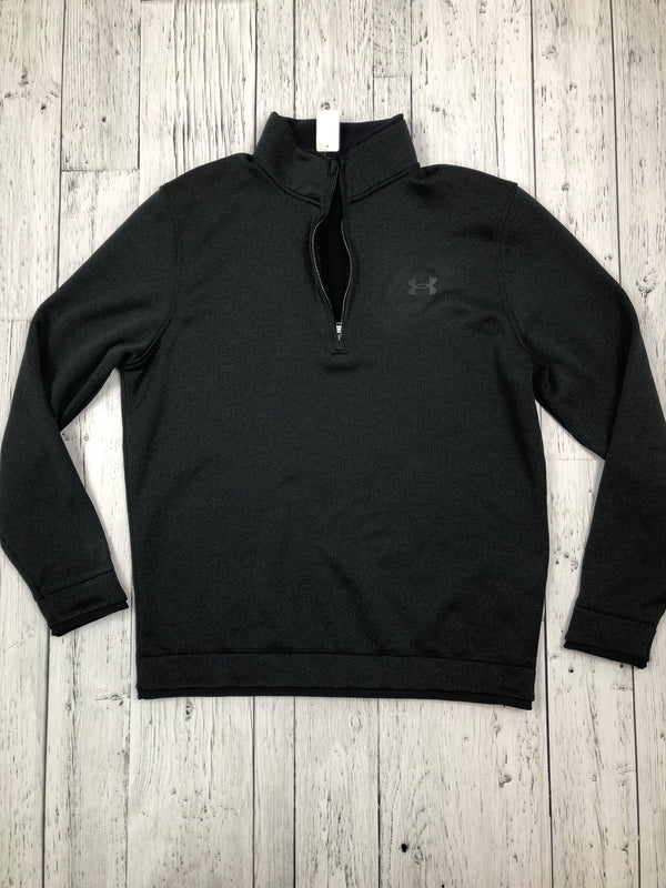 Under Armour dark grey quarter zip sweater - His M