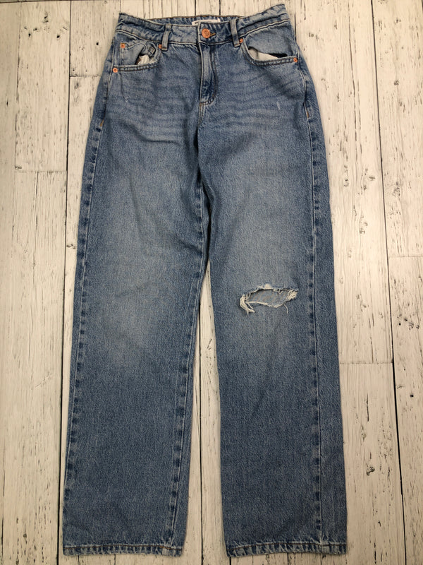 Garage blue slouchy distressed jeans - Hers XS/25