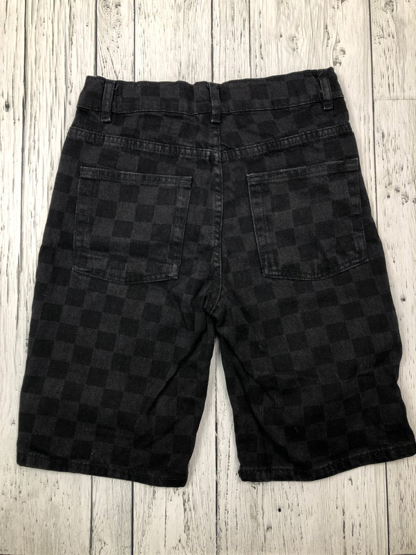 Zara black patterned denim shorts - Boys 12