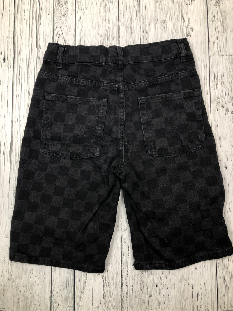 Zara black patterned denim shorts - Boys 12