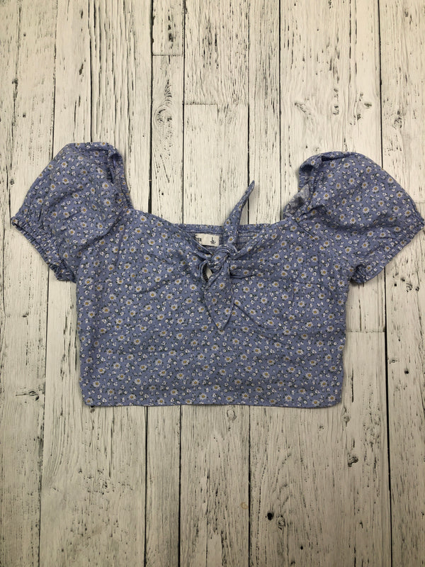 Hollister blue floral shirt - Hers L