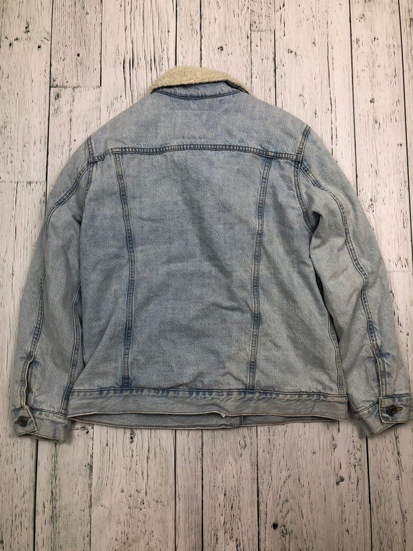 Garage blue denim girlfriend jacket - Hers M