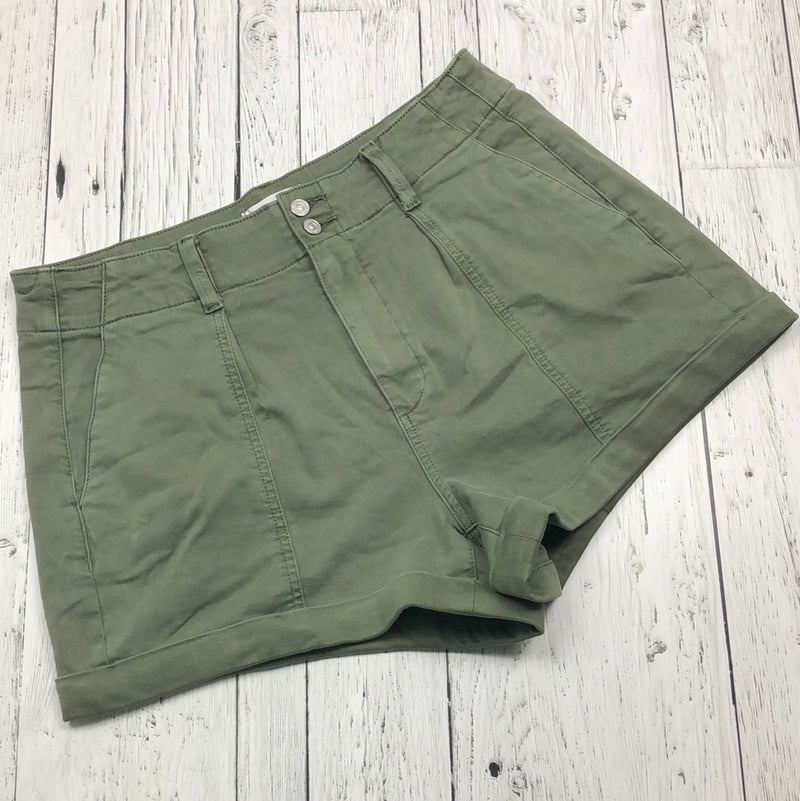 Paige green shorts - M/30