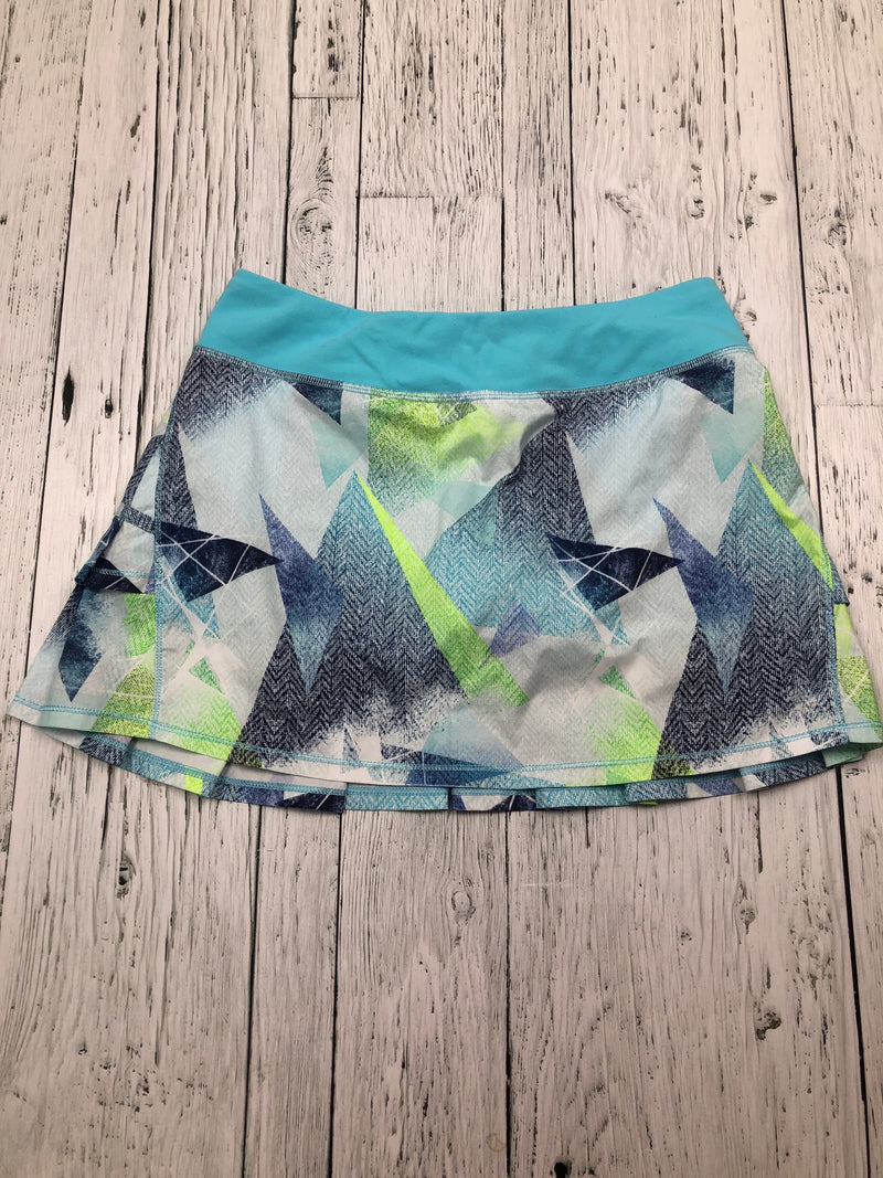 ivivva blue green patterned skirt - Girls 14