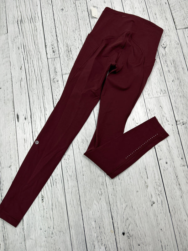 lululemon burgundy leggings - Hers XS/2