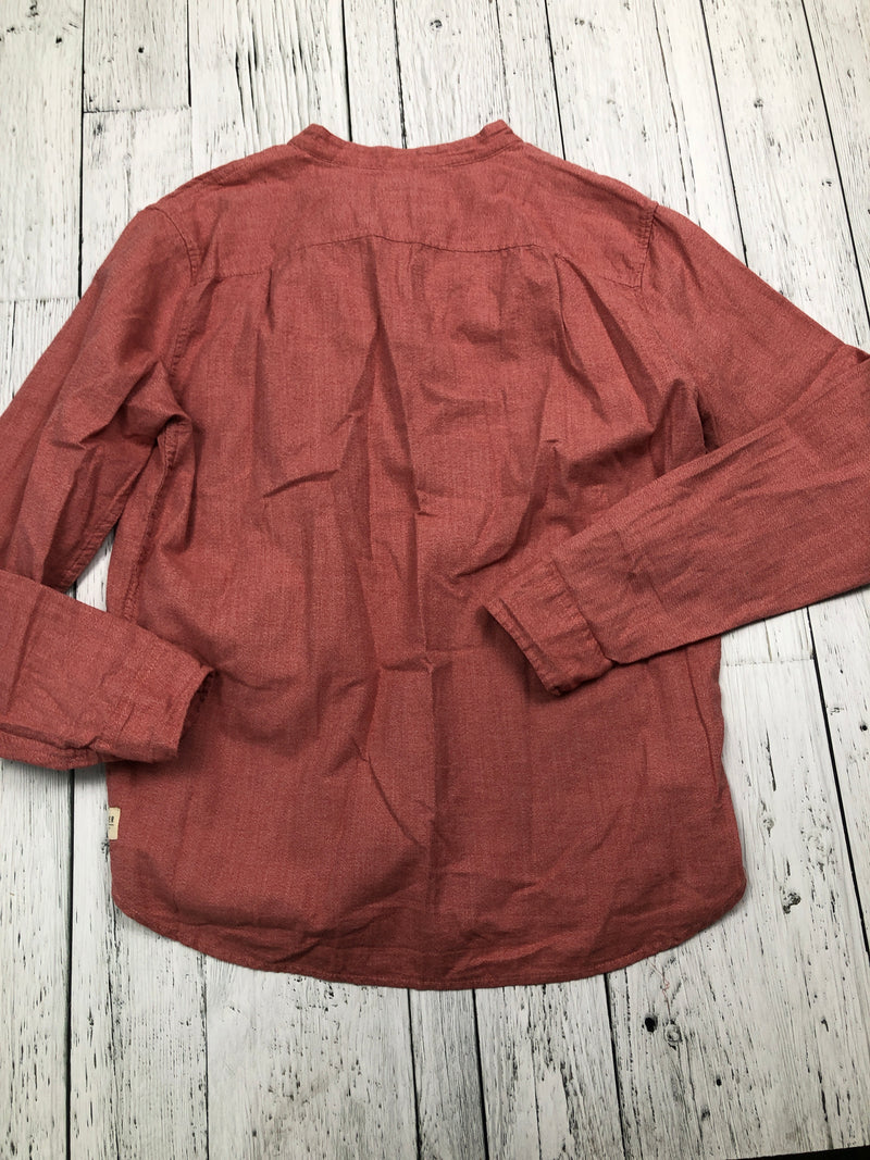 Hollister red button up shirt - Hers L