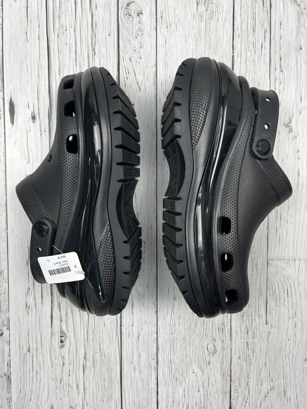 Platform Crocs Shoes Black sz 9w