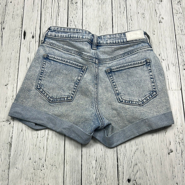 Hollister blue distressed denim shorts - Hers S/27/5