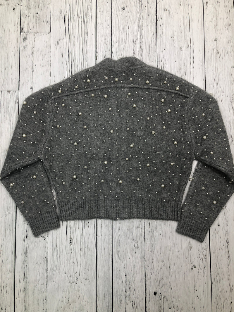 Edit grey pearl sweater - Hers S