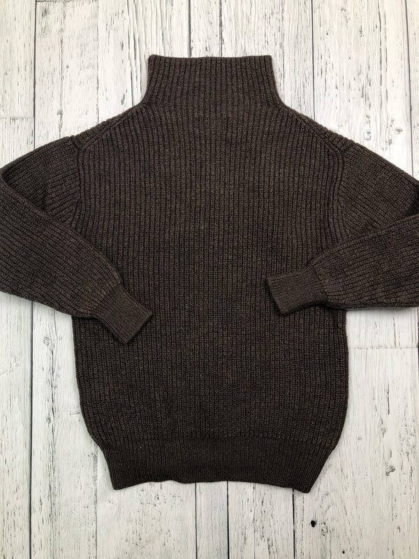 Wilfred Aritzia brown knit sweater - Hers M