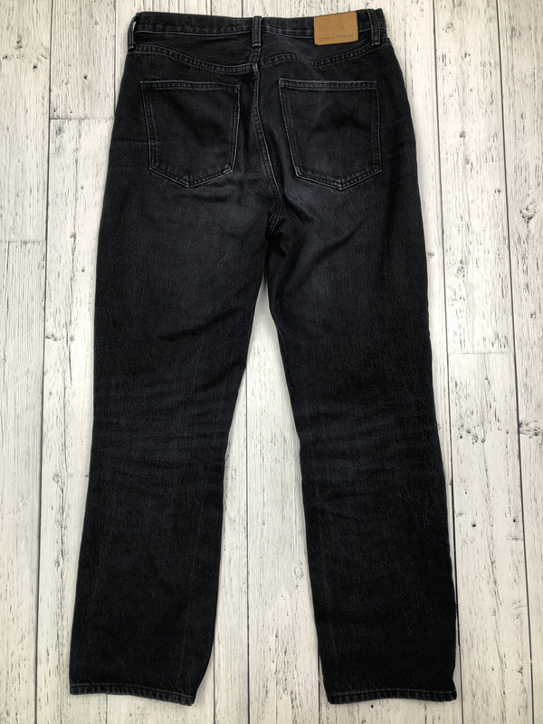 Denim Forum black distressed jeans - Hers M/28