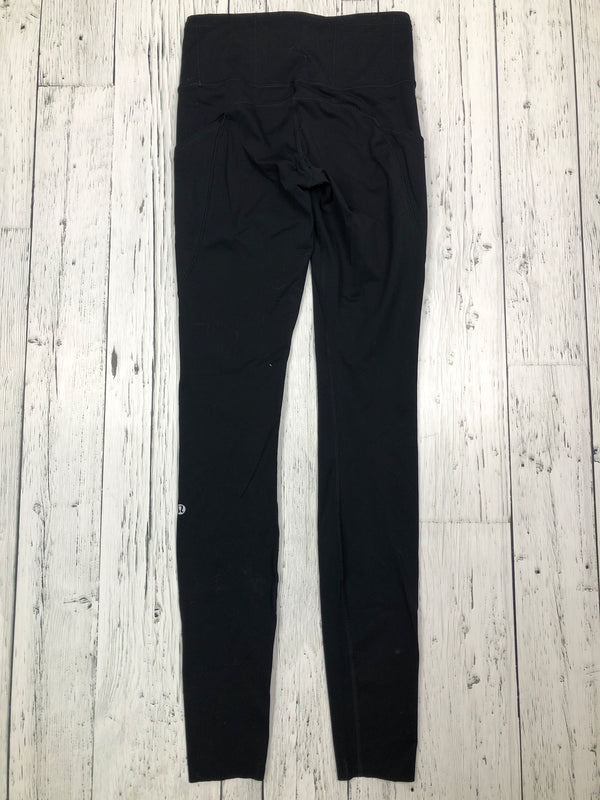 lululemon black leggings - Hers S/4