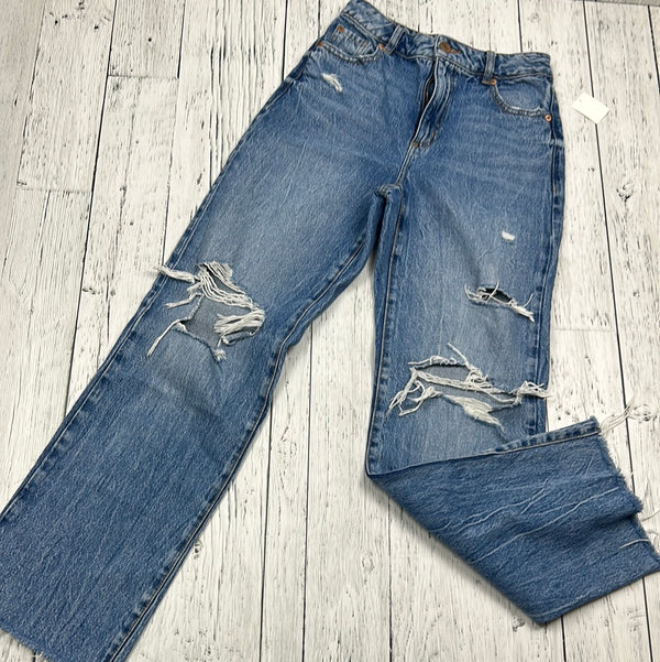 Garage 90’s straight distressed jeans - Hers XS/25