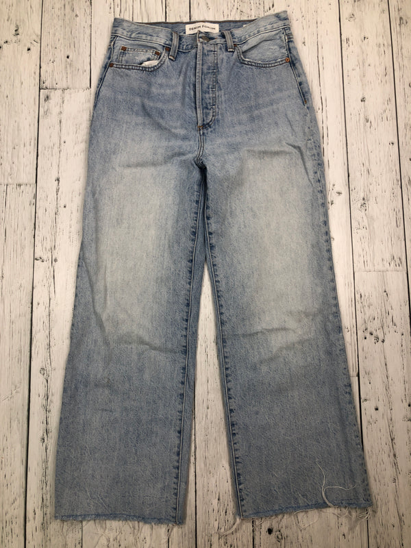 Denim Forum blue Farrah high rise wide leg jeans - Hers S/28