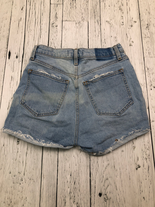 Abercrombie&Fitch distressed blue denim shorts - Hers XS/26