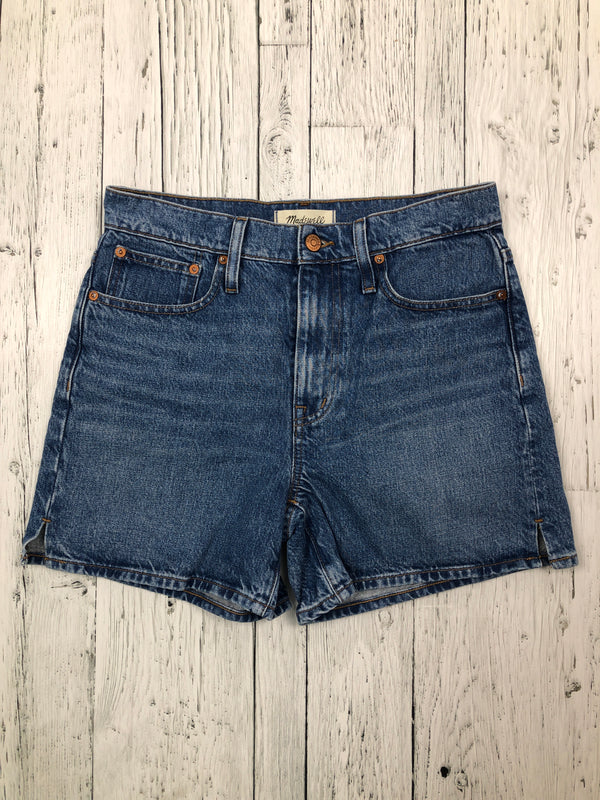 Madewell mid-length blue denim shorts - Hers XS/25