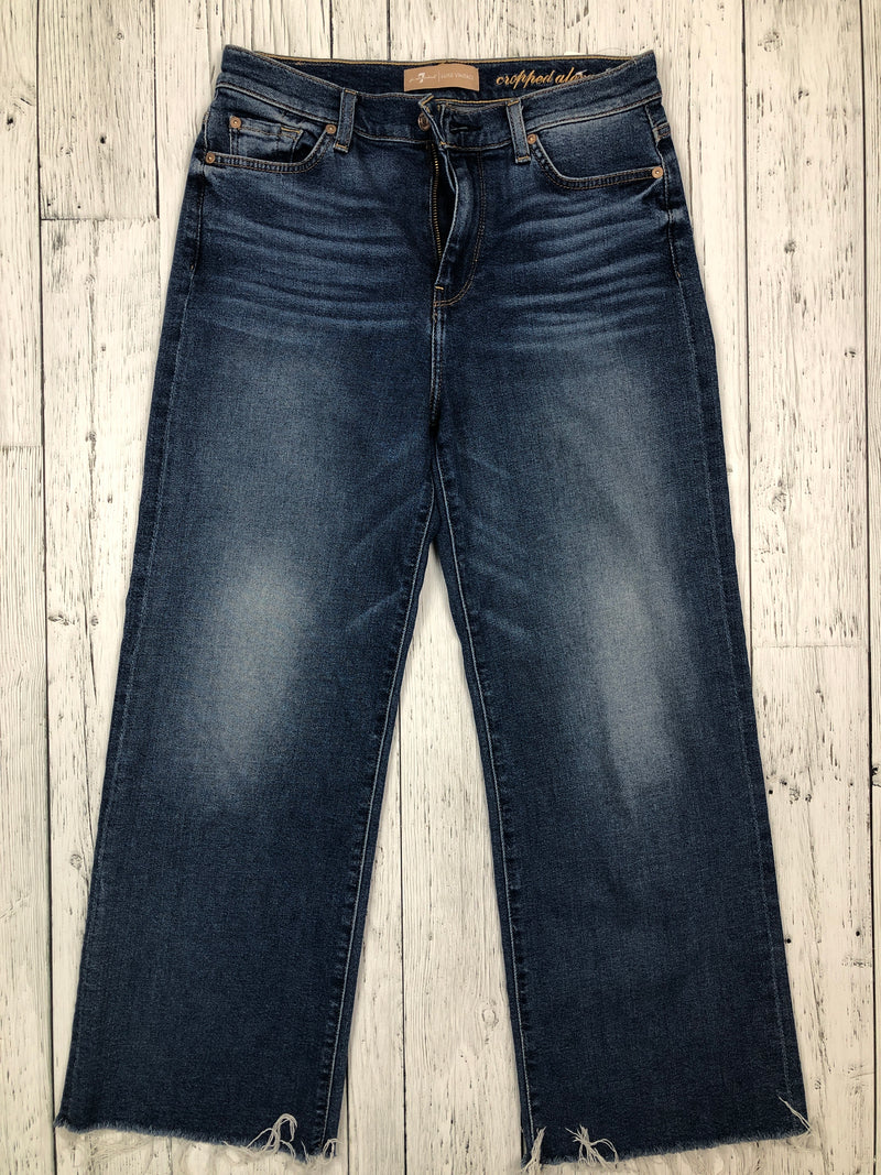 For all mankind blue wide leg jeans - Hers S/28