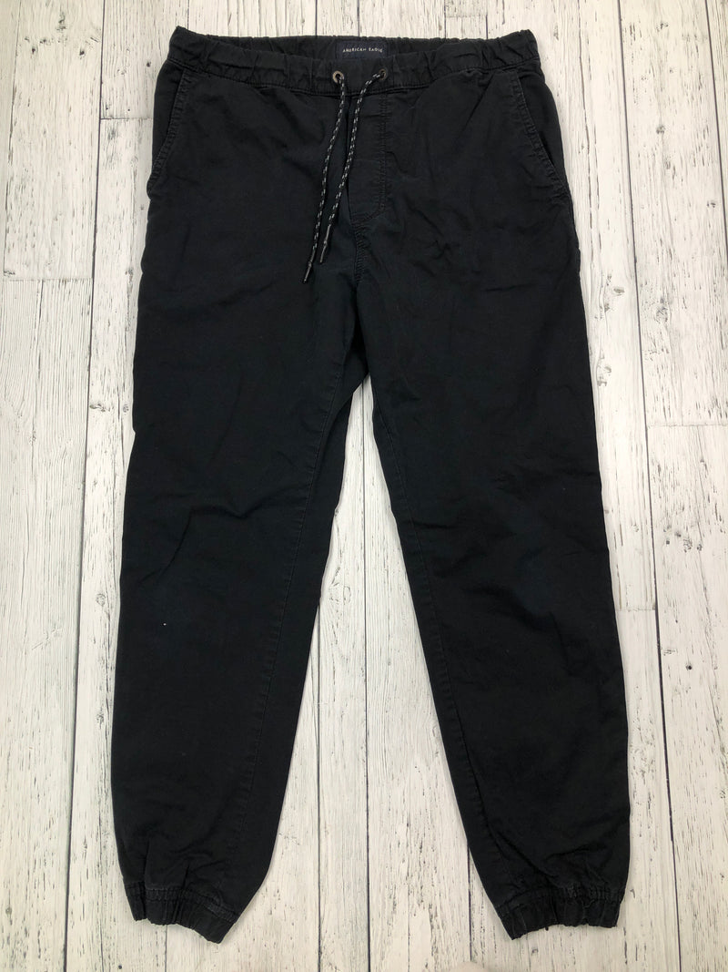 American Eagle black joggers - His M