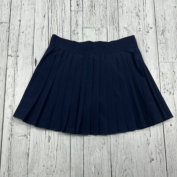 Garage Navy Blue Pleated Athletic Skirt - Hers