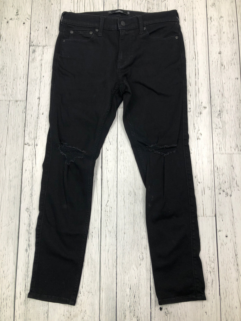 Hollister black distressed jeans - His S/31x30