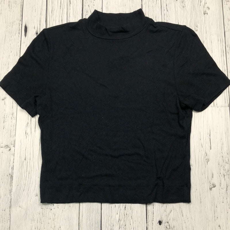 Babaton Aritzia black cropped t-shirt - Hers M