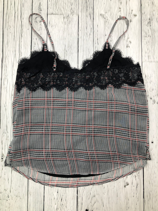 Abercrombie&Fitch grey red plaid tank top - Hers XS