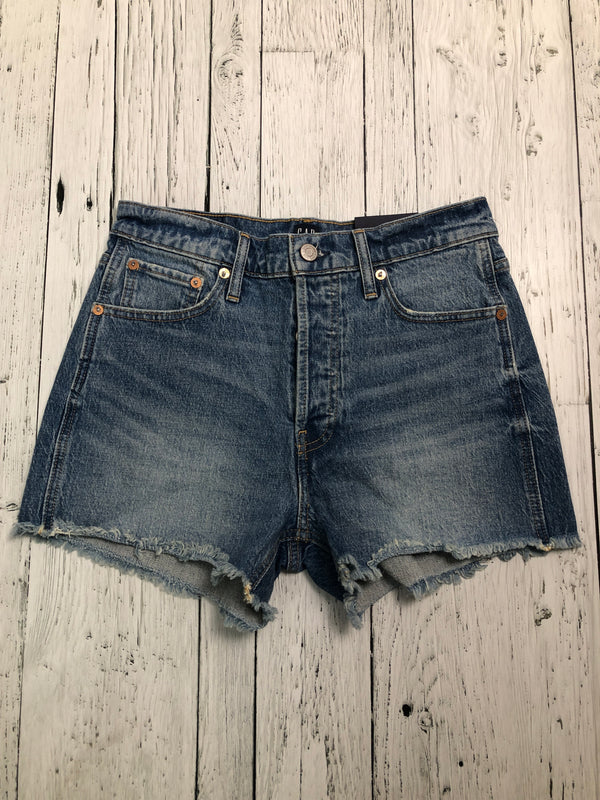 Gap cheeky short high rise blue denim shorts - Hers S/27