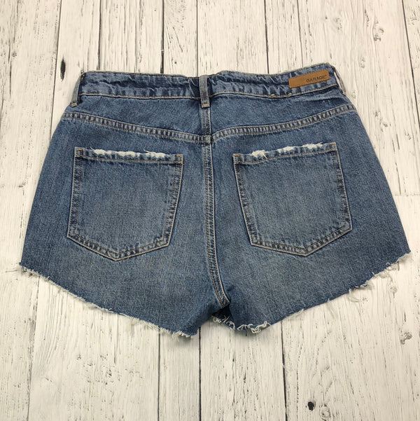Garage distressed blue denim shorts - Hers S/5